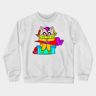 School start of school children school bag Crewneck Sweatshirt